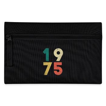 Vintage Anniversaire Rétro 1975 - Trousse - noir - Devant