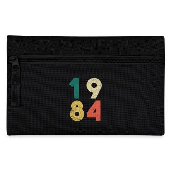 Vintage Anniversaire Rétro 1984 - Trousse - noir - Devant