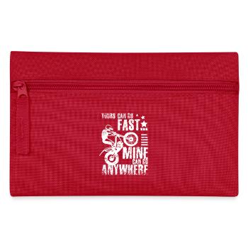 Moto trial bike - Pencil Case - red - Front