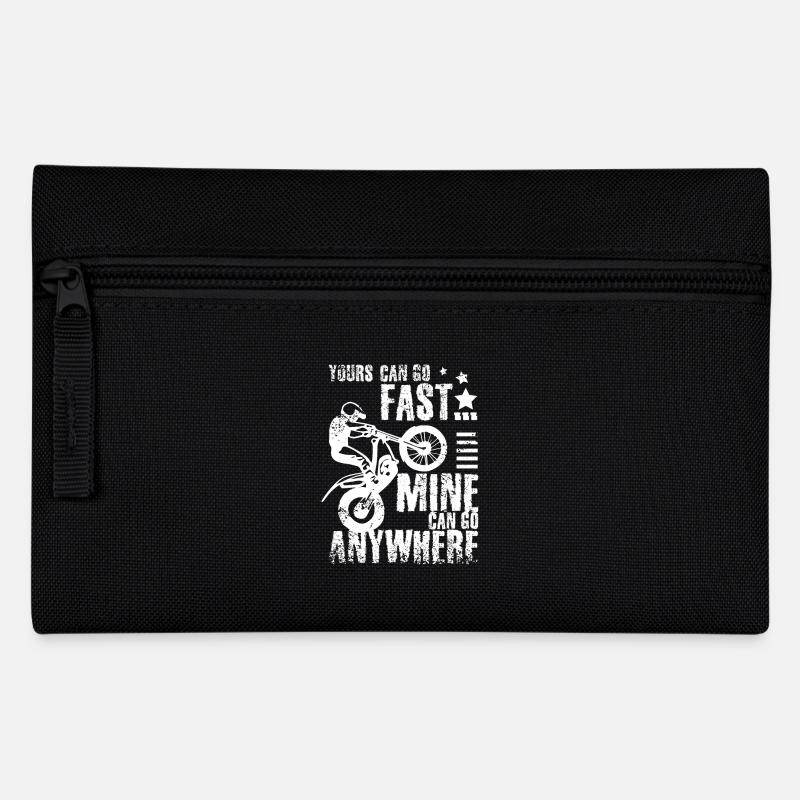 Moto trial bike - Pencil Case - black