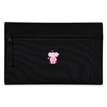 Elefant Superheld - Federtasche - Schwarz - Vorne