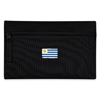 Uruguay Herzschlag Flagge Vintage Uruguay - Federtasche - Schwarz - Vorne