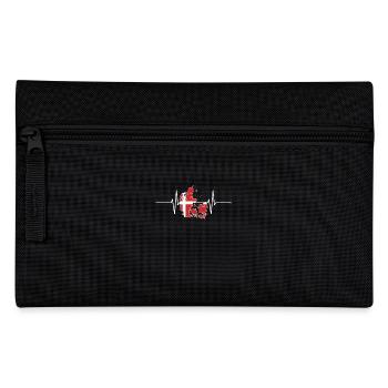 Danemark Herzschlag Flagge Vintage Danemark - Trousse - noir - Devant