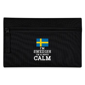 Suédois Dans le Swedish Im always calm - Trousse - noir - Devant