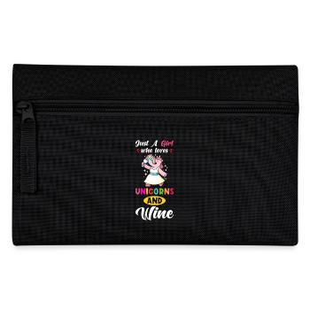Wine funny - Pencil Case - black - Front