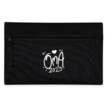 Oma 2023 - Werdende Oma 2023 - Federtasche - Schwarz - Vorne