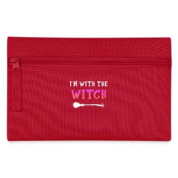 Im with the witch - Pencil Case - red - Front