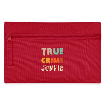 True Crime Junkie - Federtasche - Rot - Vorne