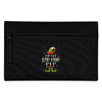 Hip Hop Elf Christmas Gift - Pencil Case - black - Front