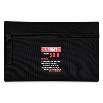 50 Jahre alt 50 Jähriger Update Version 50.0 50. - Federtasche - Schwarz - Vorne