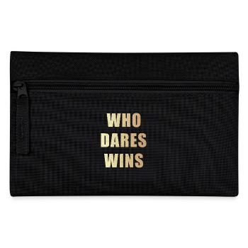 Who dares wins - Federtasche - Schwarz - Vorne