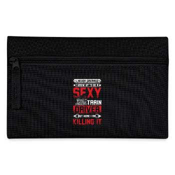 Sexy train driver - Federtasche - Schwarz - Vorne