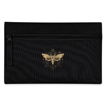 Motte Okkult Aesthetic Insekten Geometrie - Federtasche - Schwarz - Vorne