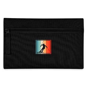 Ski Retro - Federtasche - Schwarz - Vorne