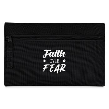 Faith over Fear - Federtasche - Schwarz - Vorne