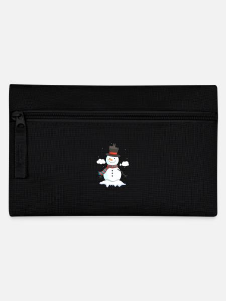 Prag Schneemann - Federtasche - Schwarz