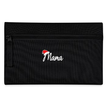Weihnachten Mama - Federtasche - Schwarz - Vorne