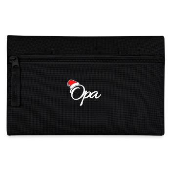 Weihnachten Opa - Federtasche - Schwarz - Vorne