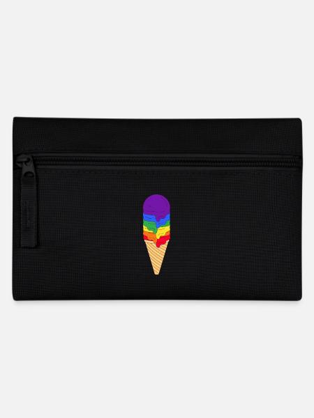 LGBTQ Eis - Federtasche - Schwarz
