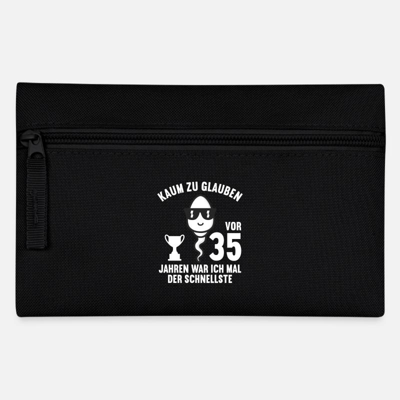 35 Jahre vor 35 Jahren schnellste 35. Geburtstag - Federtasche - Schwarz