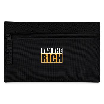 Tax the Rich - Federtasche - Schwarz - Vorne