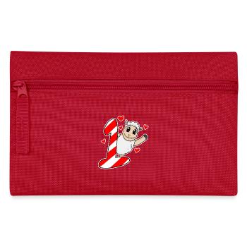 I am 1 - 1st birthday - Pencil Case - red - Front