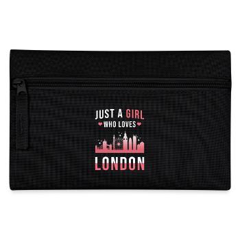London - Federtasche - Schwarz - Vorne