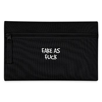 wrong like shit - Pencil Case - black - Front