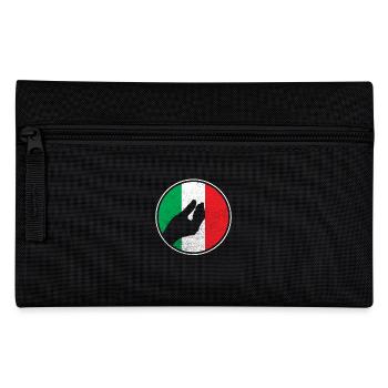 Italy hand - Pencil Case - black - Front