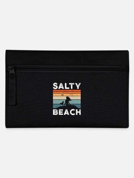 Salty Beach - Federtasche - Schwarz