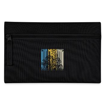 Vintage Retro Automechaniker - Federtasche - Schwarz - Vorne