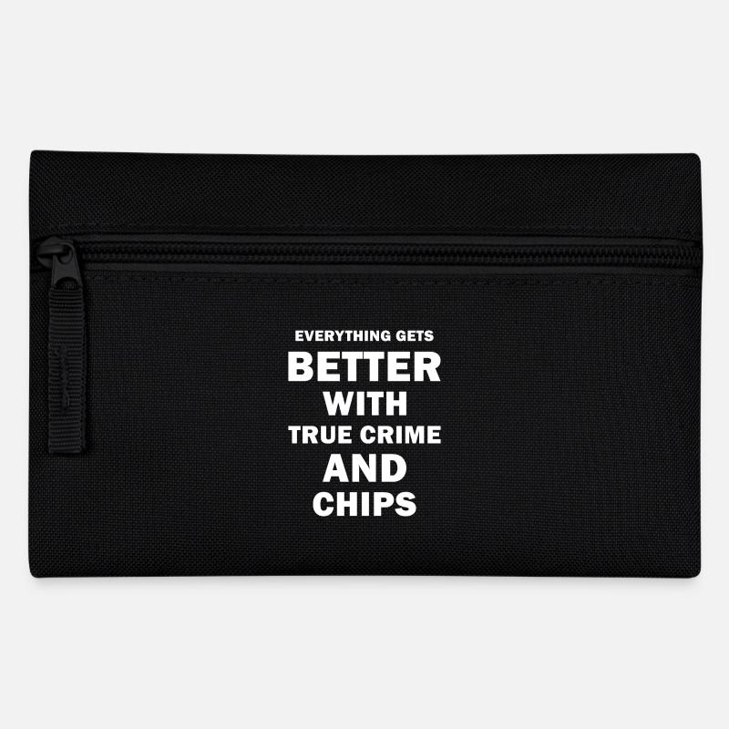 True Crime - Federtasche - Schwarz