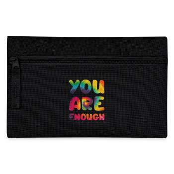 You are enough - Pencil Case - black - Front
