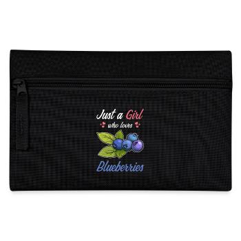 Juste une fille qui aime les bleuets - Trousse - noir - Devant
