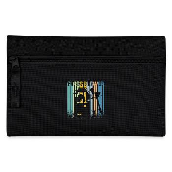 Vintage Retro Glassblowers - Pencil Case - black - Front