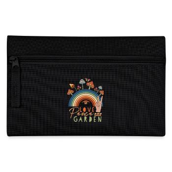 Jardinier Jardin Cadeau Amour Paix Jardin - Trousse - noir - Devant