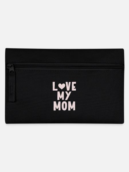 Love my Mom - Federtasche - Schwarz