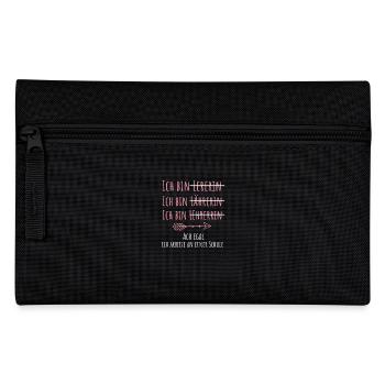 Lehrerin Geschenk lustiger Spruch - Federtasche - Schwarz - Vorne