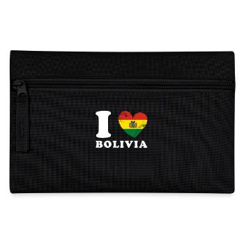 Ich liebe Bolivien - Federtasche - Schwarz - Vorne