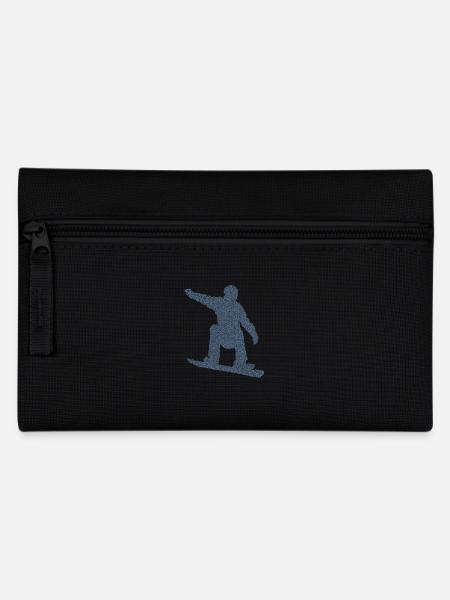 Snowboarder Geschenkideen Snowboard - Federtasche - Schwarz