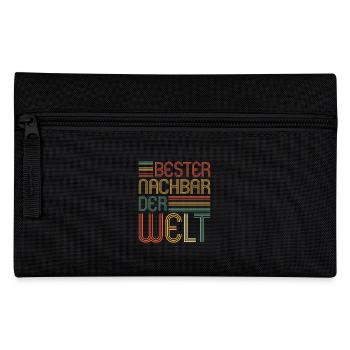 Bester Nachbar der Welt Nachbarn Nachbar - Federtasche - Schwarz - Vorne