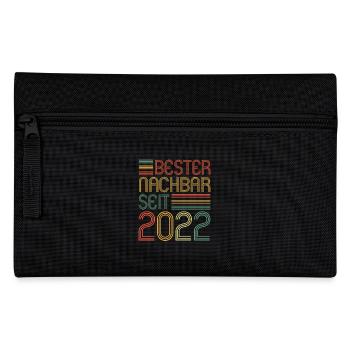 Bester Nachbar seit 2022 Nachbarn Nachbar - Federtasche - Schwarz - Vorne