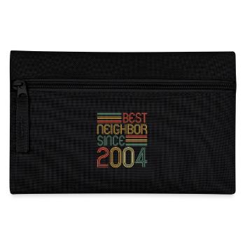 Best neighbor since 2004 Nachbarn Nachbar - Federtasche - Schwarz - Vorne