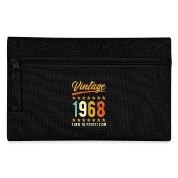 Geburtstag Spruch Né en 1968 - Trousse - noir - Devant