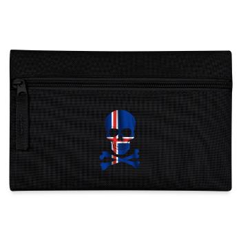 Iceland Flag - Pencil Case - black - Front