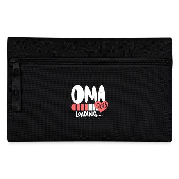 Oma 2023 - Werdende Oma 2023 - Federtasche - Schwarz - Vorne