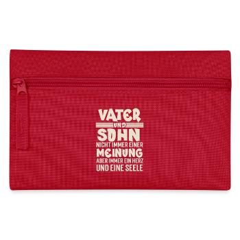 Vater Und Sohn - Federtasche - Rot - Vorne
