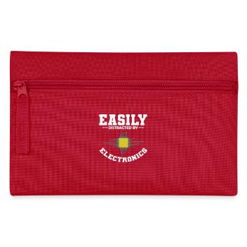 Facilement distrait par la profession d’électronicien - Trousse - rouge - Devant