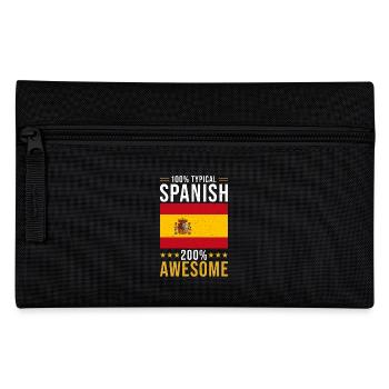 Cadeau espagnol 100% espagnol - Trousse - noir - Devant