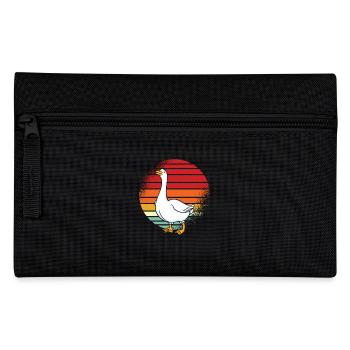Gans Retro - Federtasche - Schwarz - Vorne